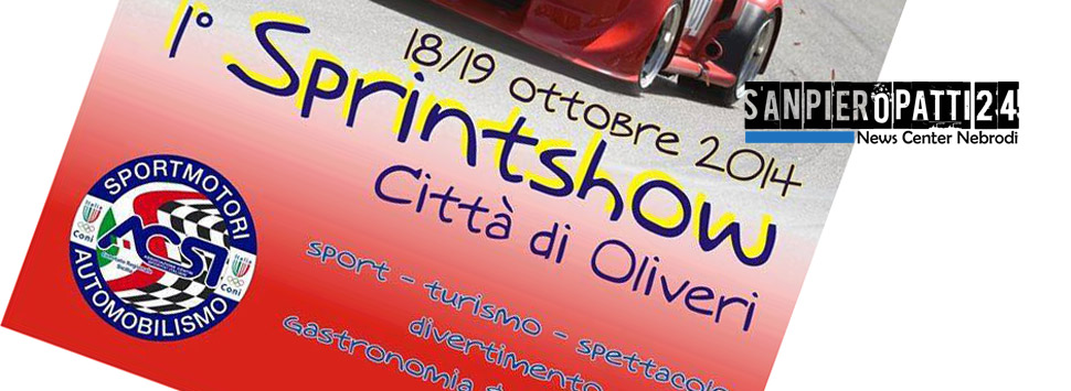 OLIVERI –  Si scaldano i motori del “1°Sprint Show città di Oliveri” in programma per questo weekend