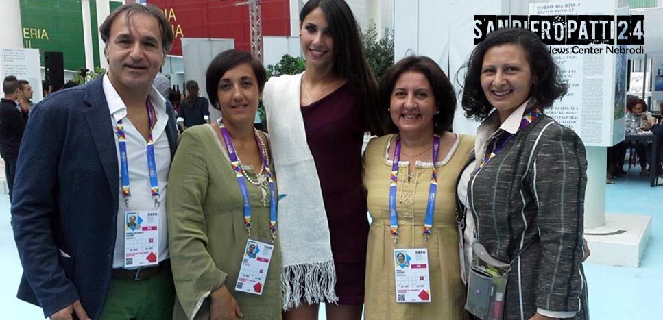SAN PIERO PATTI – Paola Floramo e Cinzia Svezia ad Expo 2015 danno “lezioni” di filato