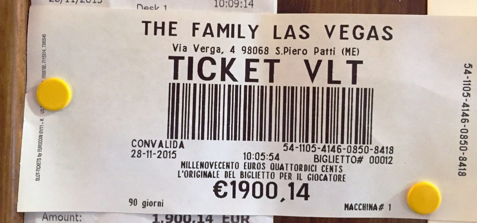 SAN PIERO PATTI – Vinti 1.900,00 € alle Video Lottery Terminal