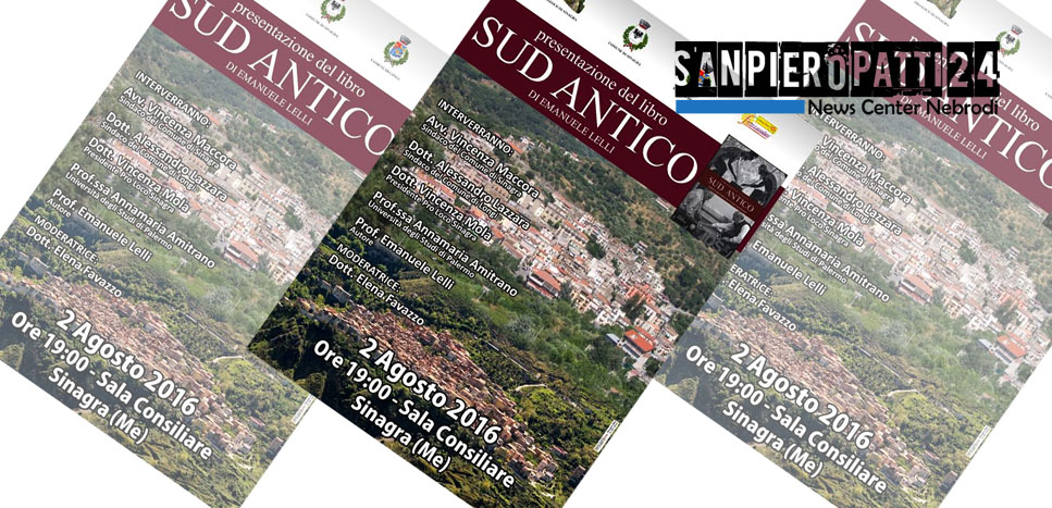 SINAGRA -“Sud Antico, Diario di una ricerca filologica e etnologica”: presentazione martedì 2 agosto