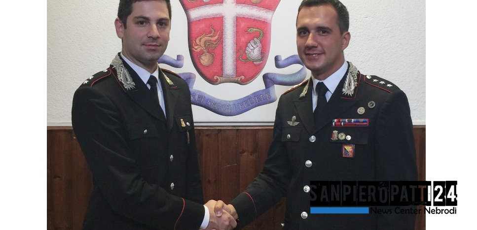 PATTI – Cambio di guardia al Comando della Compagnia Carabinieri