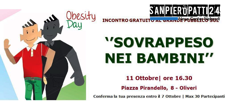 OLIVERI – Il Centro di Riabilitazione Nutrizionale partecipa all’Obesity Day