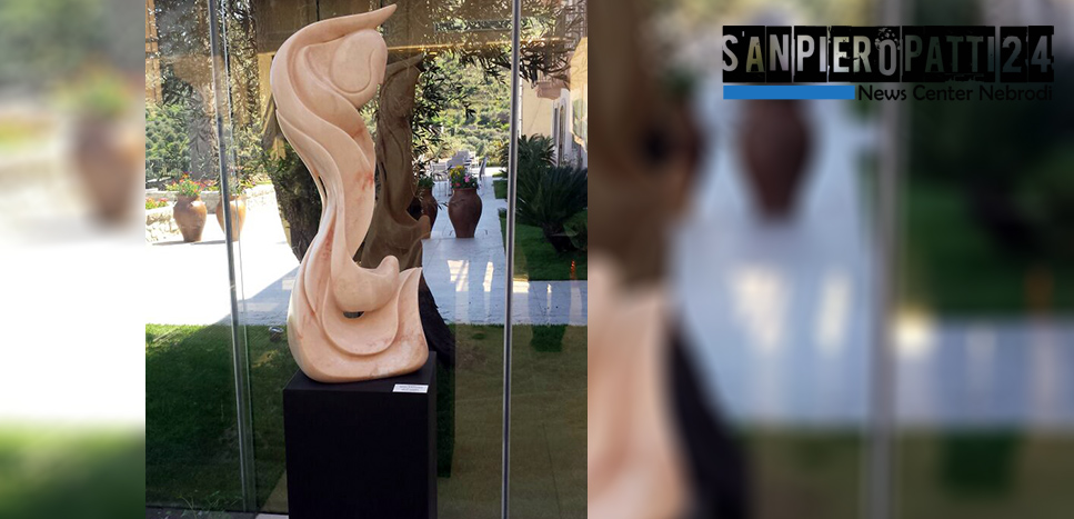 PATTI –  Lo scultore Milo Floramo protagonista del vernissage al Best Western Plus Hotel Terre di Eolo  