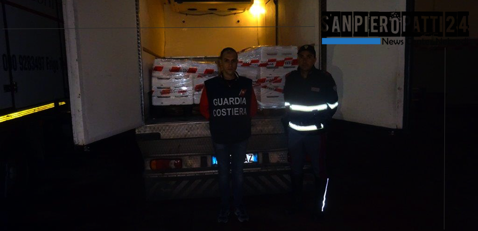 VILLAFRANCA TIRRENA – Sequestrati oltre 300 kg di prodotto ittico destinato ad esercizi commerciali in provincia