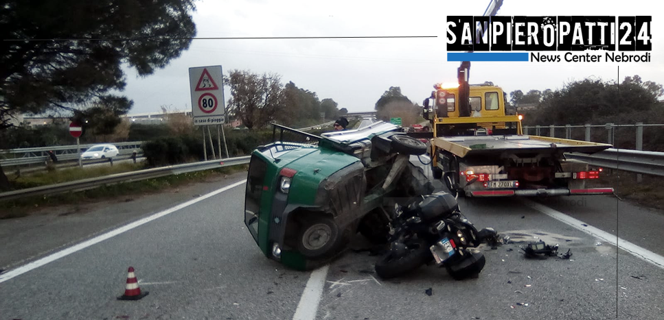 A20 – Anziano in motoape sull’autostrada in contromano provoca grave incidente.