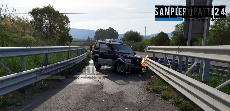 A20 – Incidente stradale autonomo nei pressi dei parcheggi ”Bazia Sud” a Furnari. Un ferito