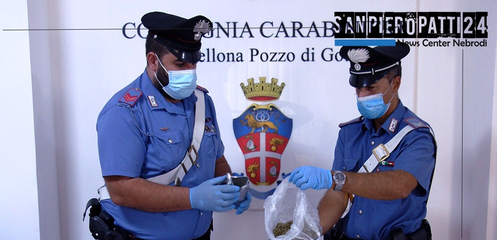 BARCELLONA P.G. – Detenzione di sostanza stupefacente ai fini di spaccio. Arrestati due milazzesi