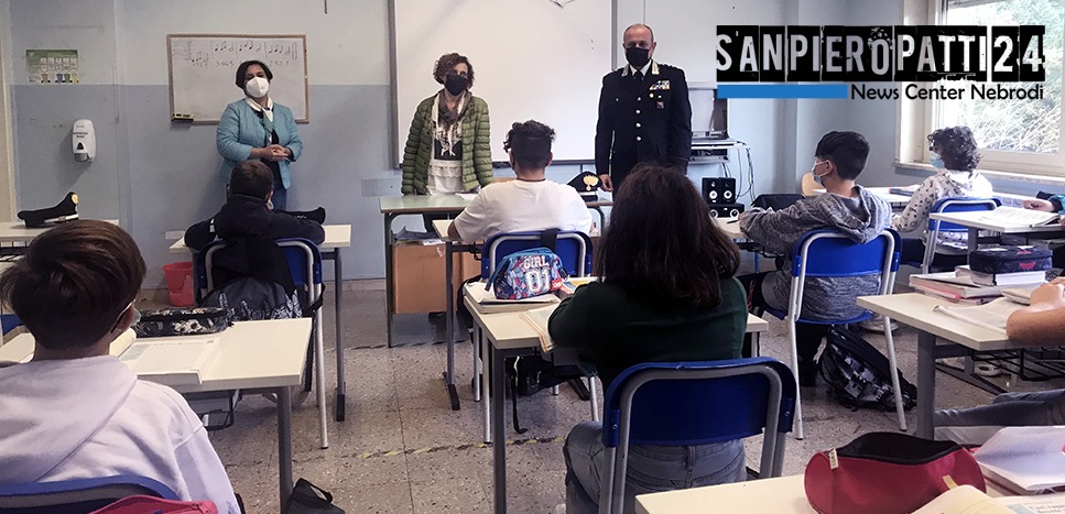 PATTI – Legalità e contrasto al bullismo e cyberbullismo. Incontri periodici dei Carabinieri nelle scuole
