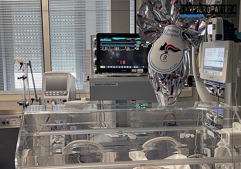 TAORMINA – Carabinieri tra i piccoli pazienti del reparto di cardiochirurgia pediatrica dell’Ospedale San Vincenzo per donare Uova di Pasqua